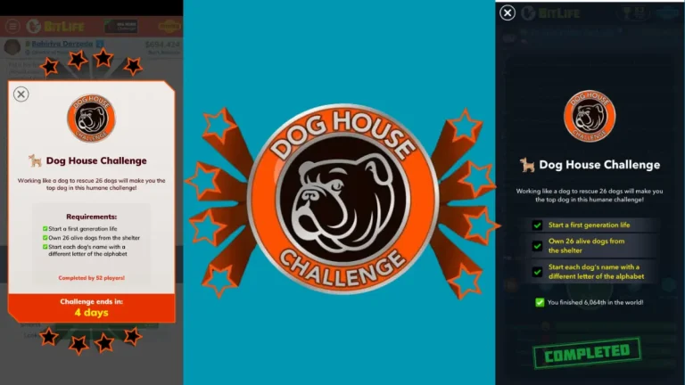 Dog House Challenge BitLife Tips & Guide